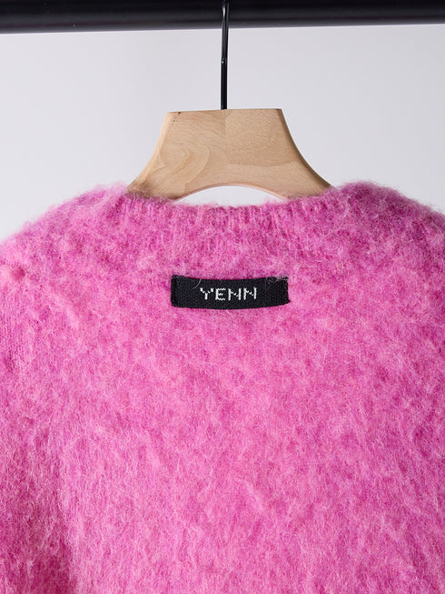 【 予約:11月中旬 】ALPACA MIX CARDIGAN /Y254-91122